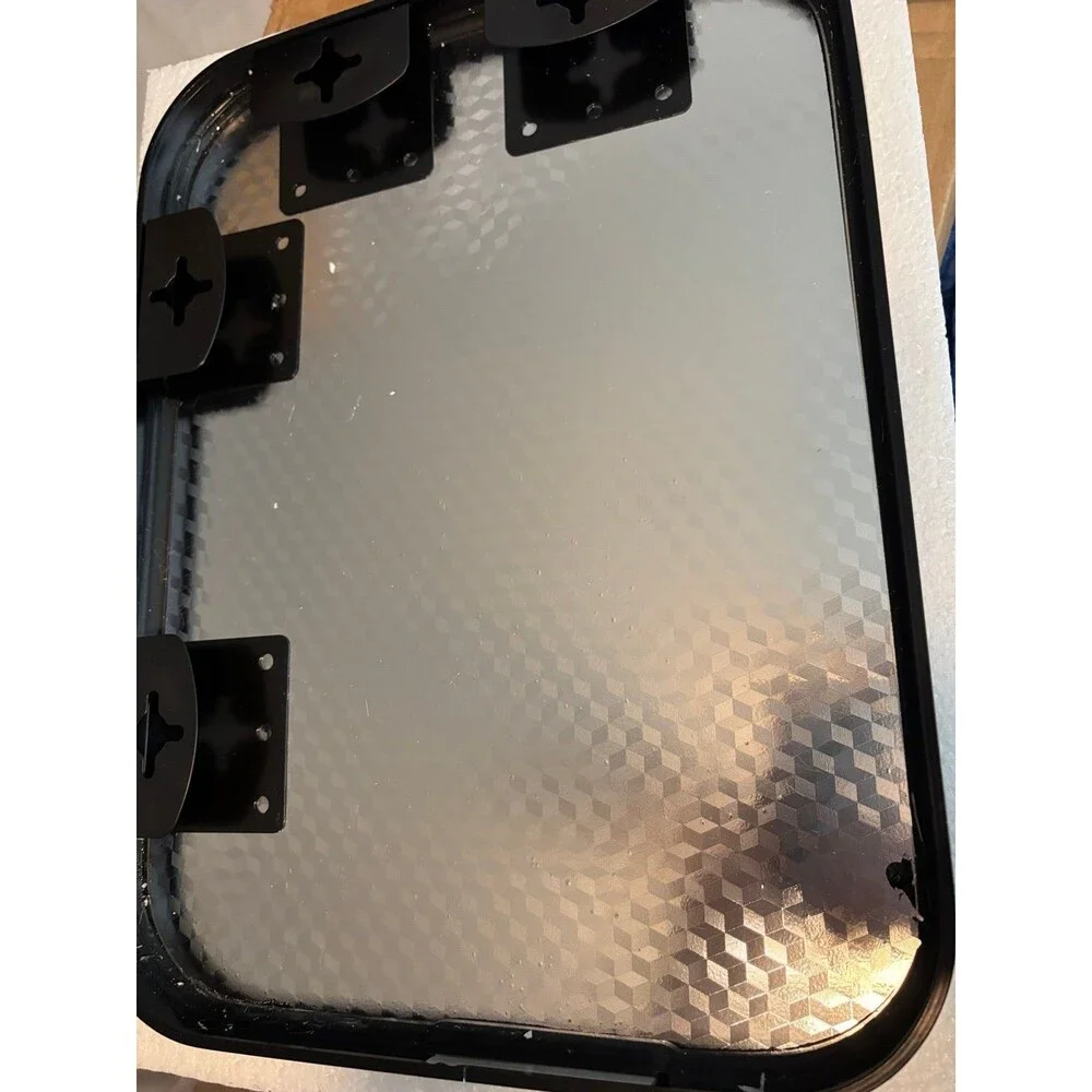 Bathroom Vanity Wall Mirror Large Black for Entryway Anti-Rust 12”x16